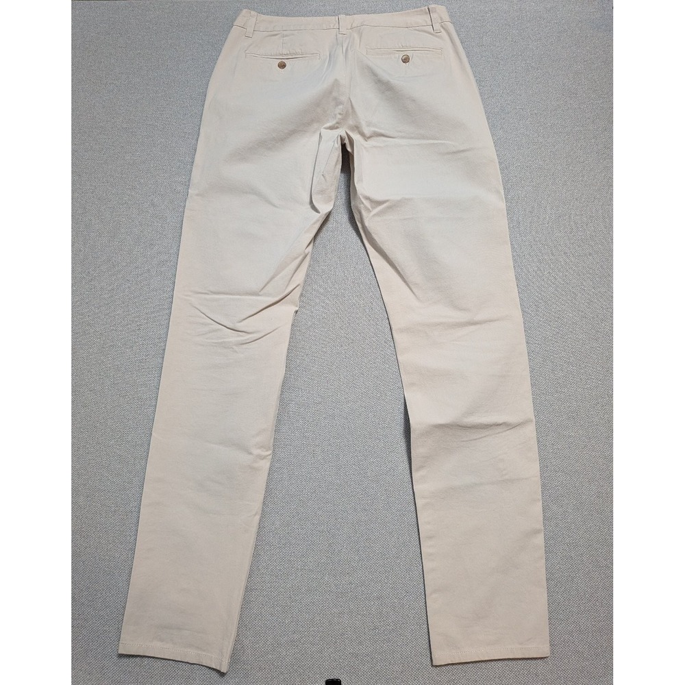 BONOBOS Men's 32x34 Beige Khaki Chinos Slim Taper Stretch Cotton Pants Office - Picture 3 of 13